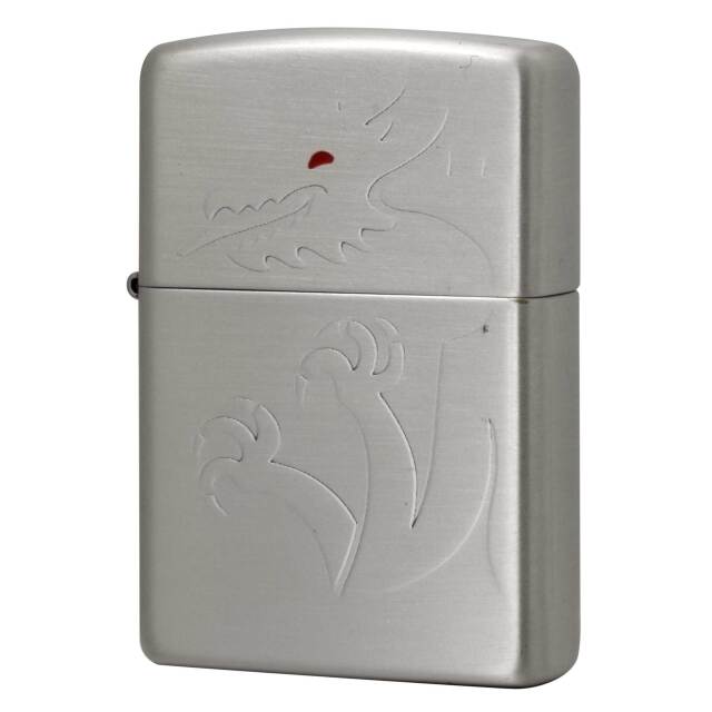 絶版/ヴィンテージ Zippo ジッポー 中古 2007年製造 赤眼 ドラゴン  [S]ほぼ新品同様