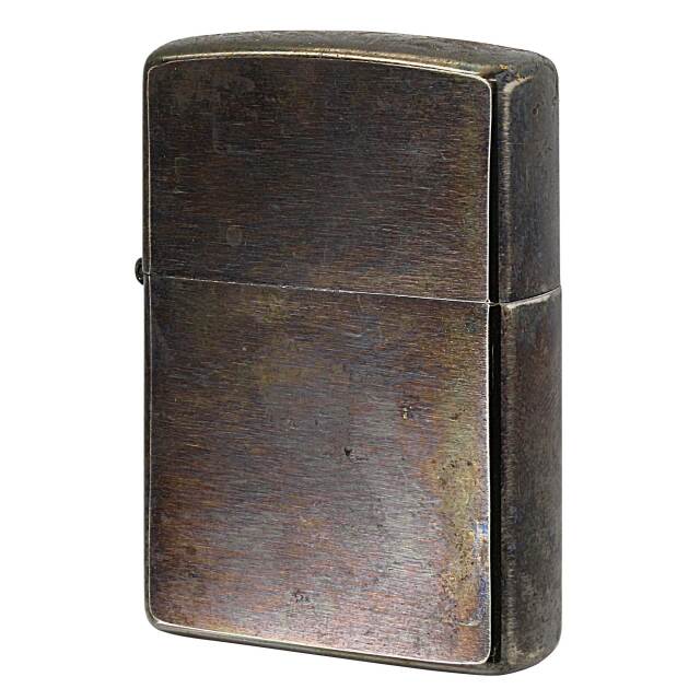 絶版/ヴィンテージ Zippo ジッポー 中古 1999年製造 ブラック ブラッシュド加工 刻印あり  [C]使用感あり傷汚れあり