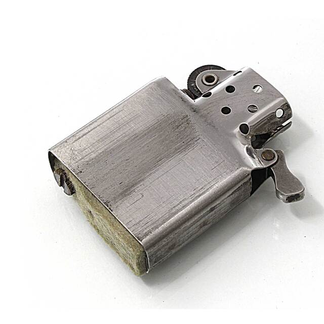 絶版/ヴィンテージ Zippo ジッポー 中古 2002年製造ジッポロゴ