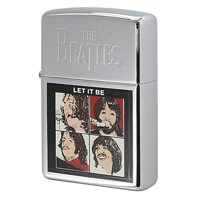 絶版/ヴィンテージ Zippo ジッポー 中古 1997年製造 ザ・ビートルズ LET IT BE  [A]使用感少なく状態が良い