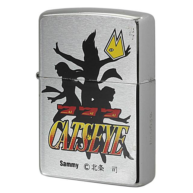 絶版/ヴィンテージ Zippo ジッポー 中古 2000年製造スロット CATS EYE