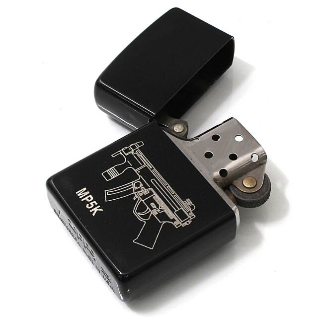 絶版/ヴィンテージ Zippo ジッポー 中古 1999年製造短機関銃 MP5K [B