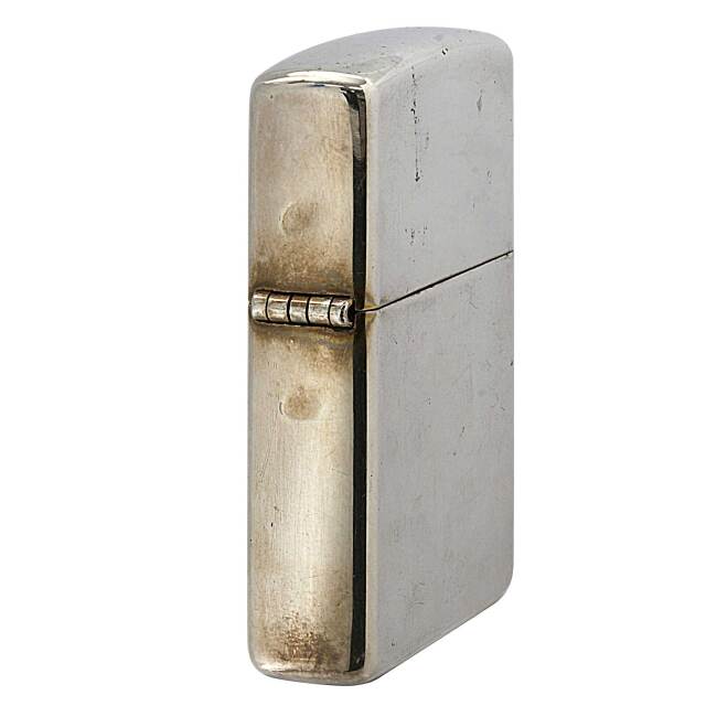 絶版/ヴィンテージ Zippo ジッポー 中古 2000年製造Silver Plate