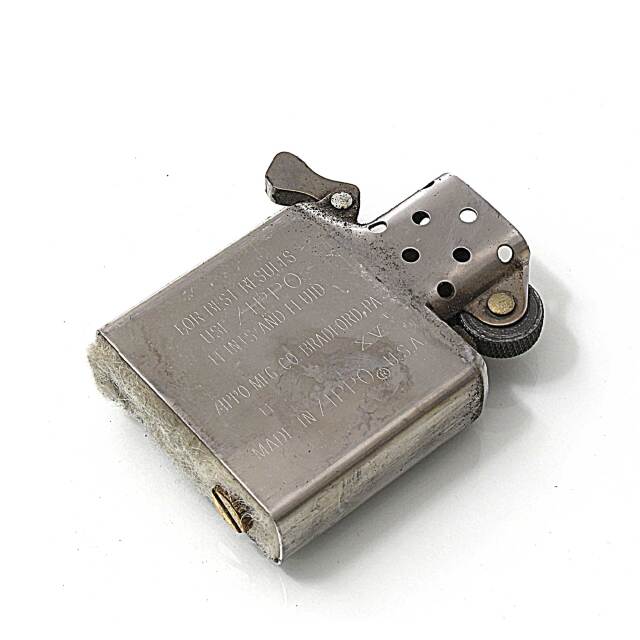 絶版/ヴィンテージ Zippo ジッポー 中古 2000年製造Silver Plate