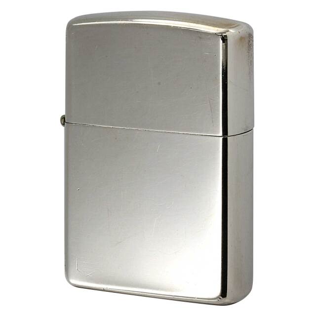 絶版/ヴィンテージ Zippo ジッポー 中古 1992年製造 スターリングシルバー No.15 純銀  [B]使用感ありやや傷汚れあり