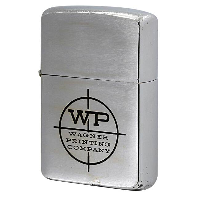 絶版/ヴィンテージ Zippo ジッポー 中古 1960年製造 WAGNER PRINTING COMPANY  [B]使用感ありやや傷汚れあり
