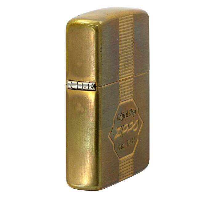 絶版/ヴィンテージ Zippo ジッポー 中古 1989年製造ブラス ZIPPOロゴ