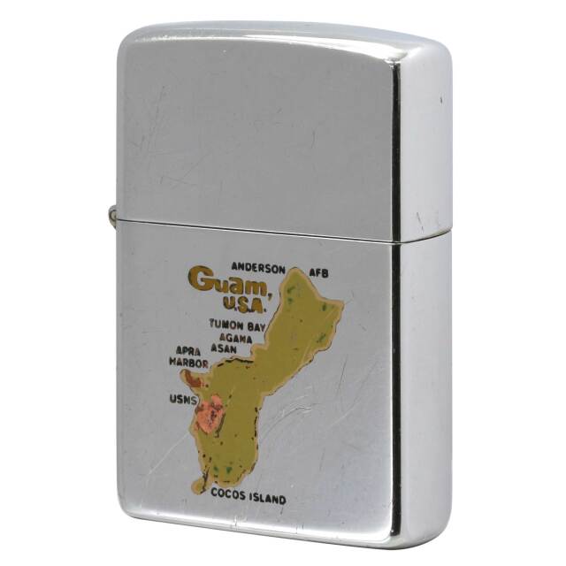 絶版/ヴィンテージ Zippo ジッポー 中古 1982年製造 Guam U.S.A.  [C]使用感あり傷汚れあり