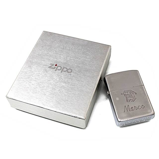 絶版/ヴィンテージ Zippo ジッポー 中古 1953年製造Marco ロゴ [C]使用