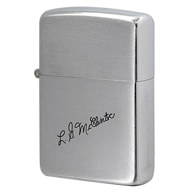 絶版/ヴィンテージ Zippo ジッポー 中古 1951年製造 No.200 ブラッシュドクローム 刻印あり  [B]使用感ありやや傷汚れあり