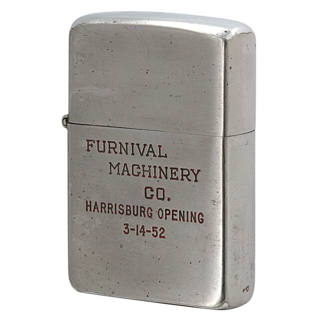 絶版/ヴィンテージ Zippo ジッポー 中古 1953年製造FURNIVAL MACHINERY