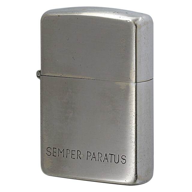 絶版/ヴィンテージ Zippo ジッポー 中古 1953年製造 Semper Paratus 米国沿岸警備隊公式軍歌  [B]使用感ありやや傷汚れあり