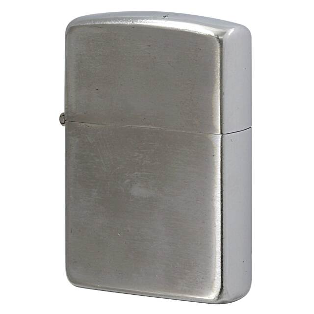 絶版/ヴィンテージ Zippo ジッポー 中古 1953年製造 No.200 ブラッシュドクローム 裏面刻印あり  [B]使用感ありやや傷汚れあり