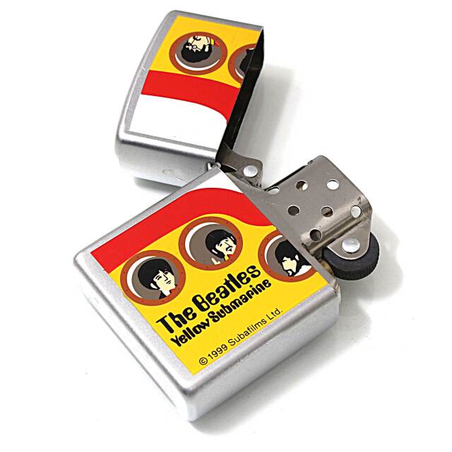 絶版/ヴィンテージ Zippo ジッポー 中古 2000年製造ビートルズ Yellow