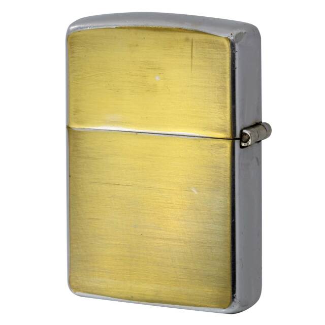 絶版/ヴィンテージ Zippo ジッポー 中古 1948年製造金・銀 ツートン色
