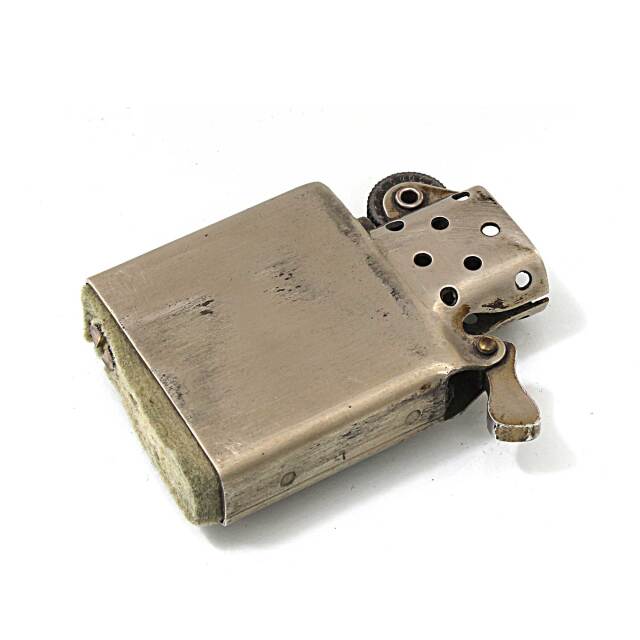 絶版/ヴィンテージ Zippo ジッポー 中古 1948年製造金・銀 ツートン色