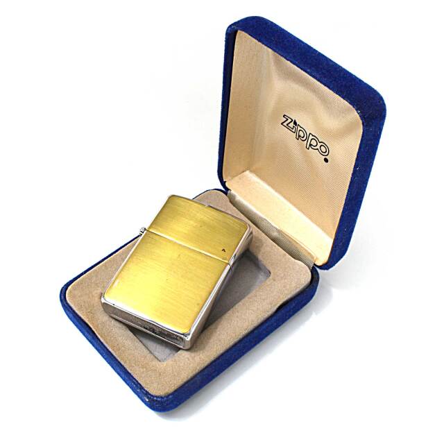 絶版/ヴィンテージ Zippo ジッポー 中古 1948年製造金・銀 ツートン色