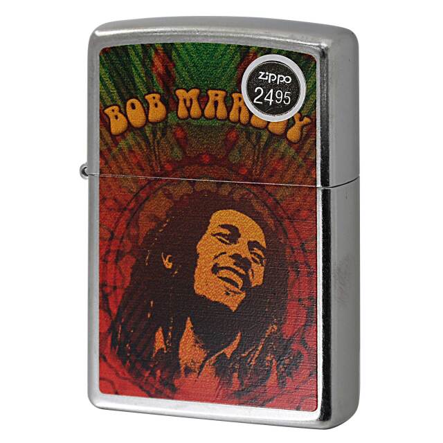 絶版/ヴィンテージ Zippo ジッポー 中古 2013年製造 BOB MARLEY ポップデザイン 24991  [N]未使用・新品