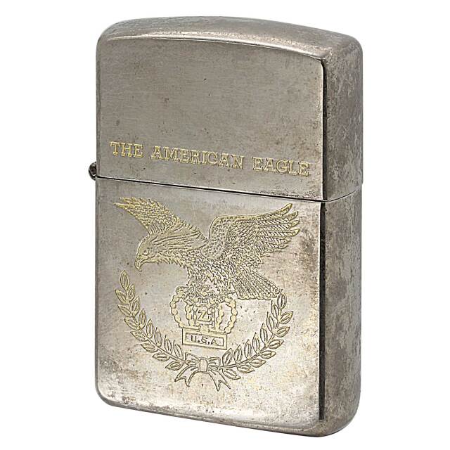 絶版/ヴィンテージ Zippo ジッポー 中古 1988年製造 The American Eagle  [C]使用感あり傷汚れあり