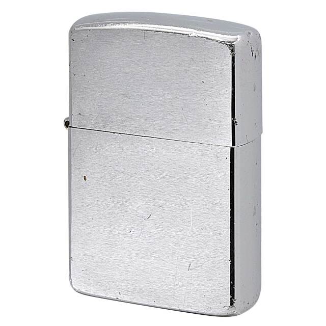 絶版/ヴィンテージ Zippo ジッポー 中古 1988年製造 No.200 ブラッシュドクローム  [C]使用感あり傷汚れあり