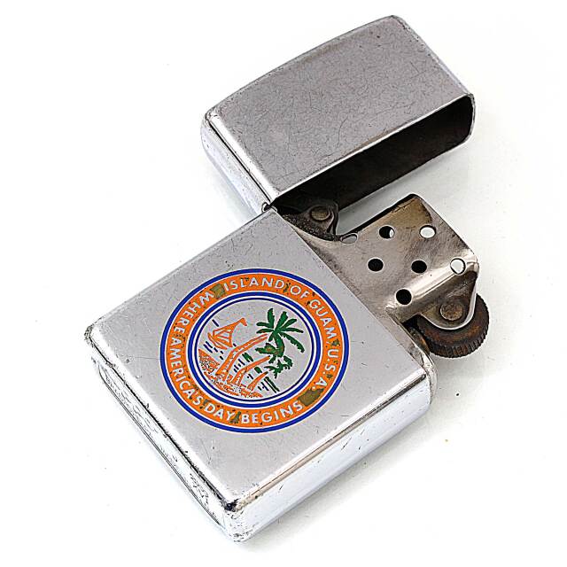 絶版/ヴィンテージ Zippo ジッポー 中古 2000年製造ISLAND OF GUAM