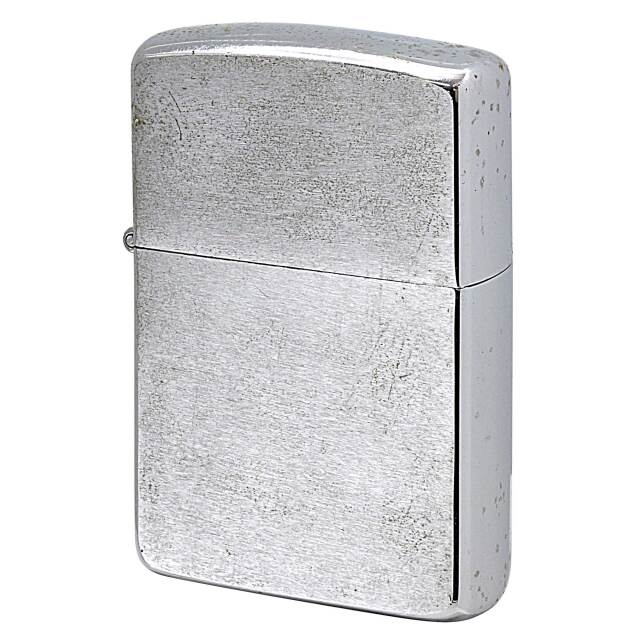 絶版/ヴィンテージ Zippo ジッポー 中古 1987年製造 No.200 ブラッシュドクローム  [C]使用感あり傷汚れあり