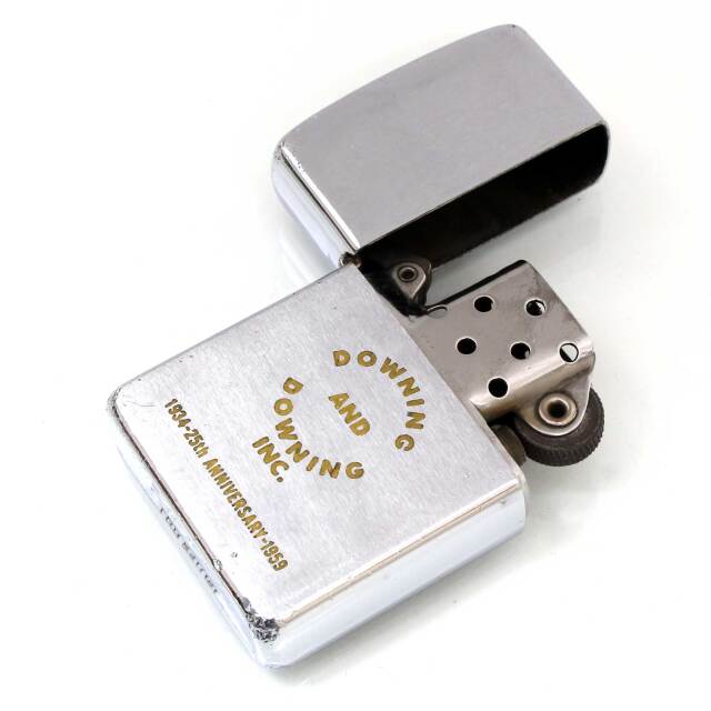 絶版/ヴィンテージ Zippo ジッポー 中古 1959年製造DOWNING AND DWNING