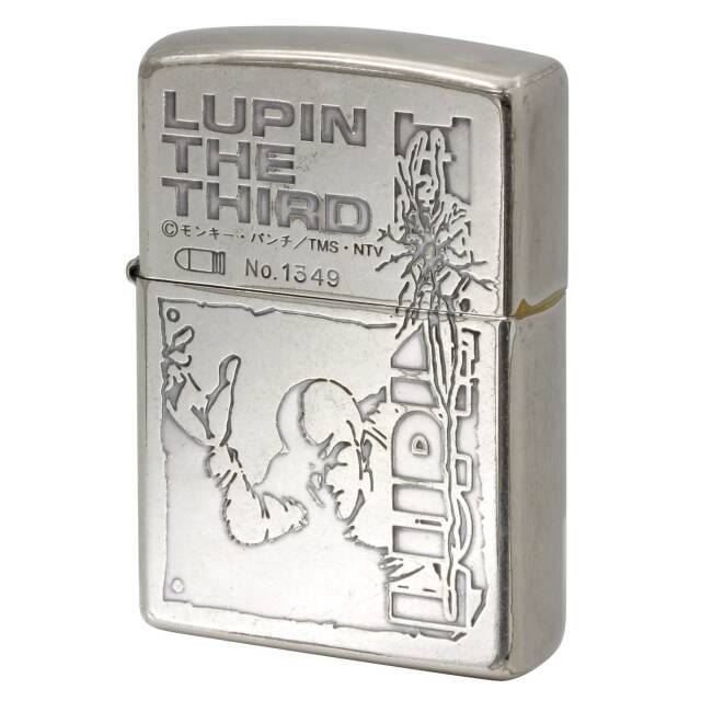 絶版/ヴィンテージ Zippo ジッポー 中古 1997年製造 LUPIN THE THIRD ルパン シリアルNo.1349  [B]使用感ありやや傷汚れあり