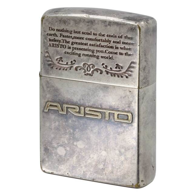 絶版/ヴィンテージ Zippo ジッポー 中古 2000年製造 トヨタ ARISTO シリアルNo.0317  [C]使用感あり傷汚れあり