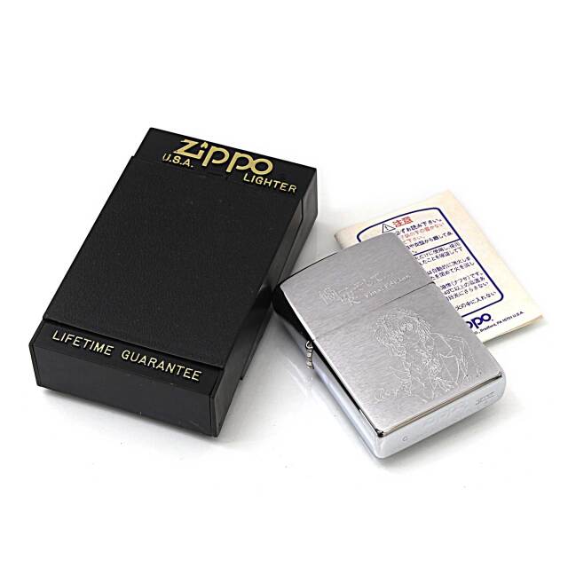絶版/ヴィンテージ Zippo ジッポー 中古 1998年製造慟哭そして Riyo