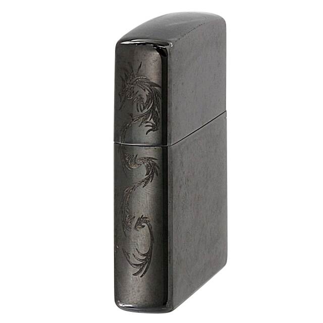 絶版/ヴィンテージ Zippo ジッポー 中古 2005年製造サイド 龍 Limited