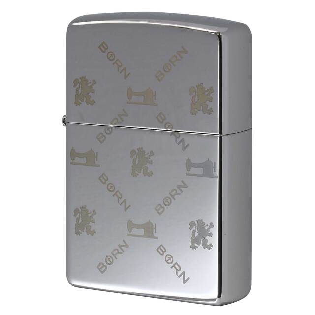 絶版/ヴィンテージ Zippo ジッポー 中古 2003年製造 ZIPPO R.Newbold アールニューボールド #250 BORN LOGO  [S]ほぼ新品同様