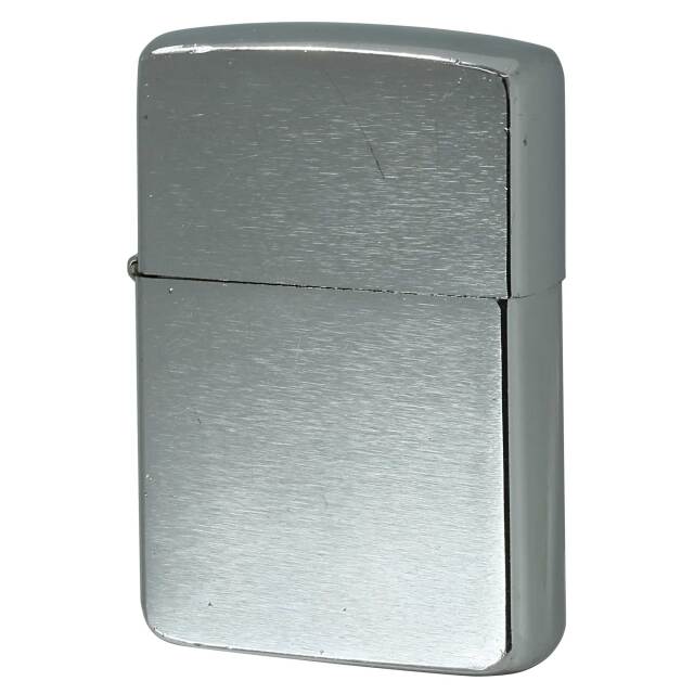 絶版/ヴィンテージ Zippo ジッポー 中古 1985年製造 ブラッシュドクローム Brushed Chrome No.200  [B]使用感ありやや傷汚れあり