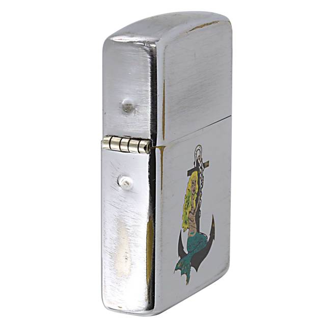 絶版/ヴィンテージ Zippo ジッポー 中古 1990年製造人魚 マーメイド