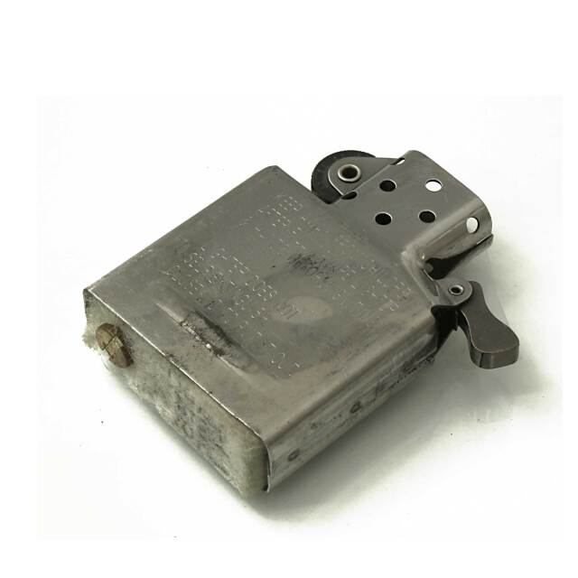 懸賞品HOPE ブラックZIPPO HOPE灰皿セット② 絶版/ヴィンテージ Zippo ジッポー 中古 2001年製造1941レプリカ 50