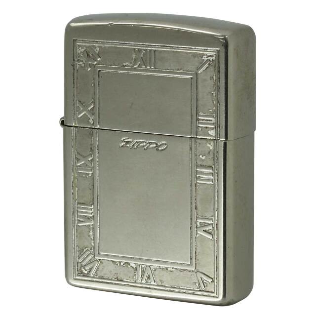 絶版/ヴィンテージ Zippo ジッポー 中古 2011年製造 DIAL ダイアル SV  [C]使用感あり傷汚れあり