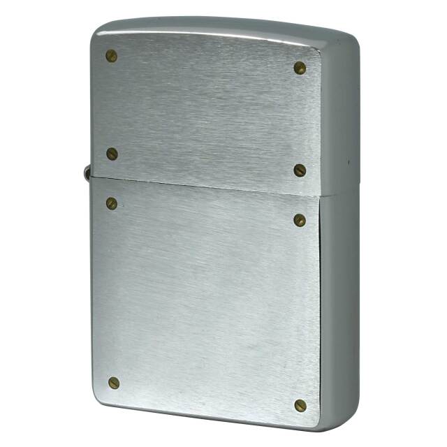 絶版/ヴィンテージ Zippo ジッポー 中古 2000年製造 スクリュー クロームサテーナ  [B]使用感ありやや傷汚れあり