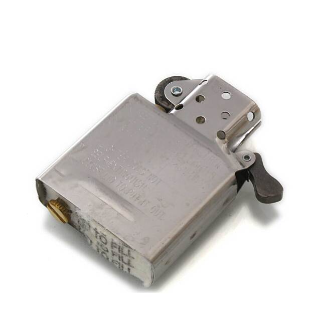 絶版/ヴィンテージ Zippo ジッポー 中古 2003年製造ZIPPO R.Newbold 試
