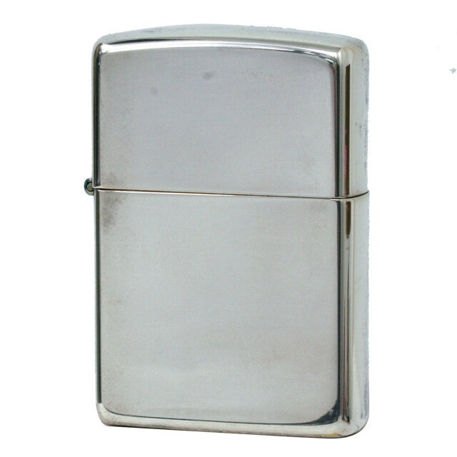 絶版/ヴィンテージ Zippo ジッポー 中古 1994年製造 Sterling Silver スターリングシルバー 純銀 ポリッシュ No.15  [S]ほぼ新品同様