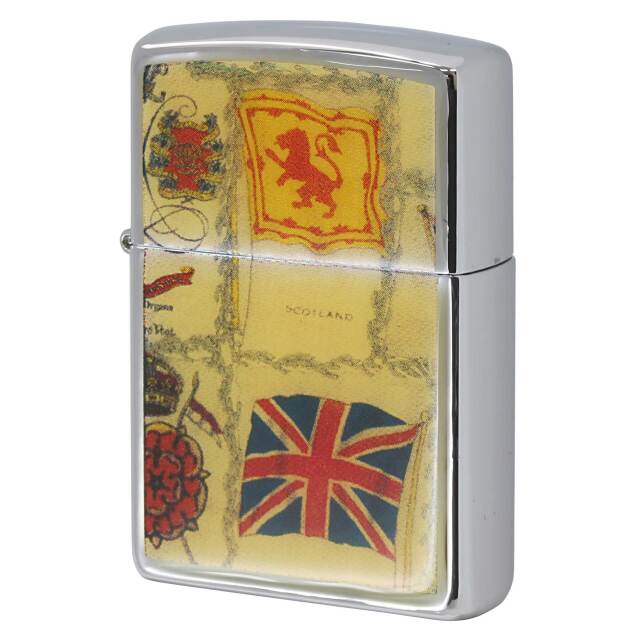 絶版/ヴィンテージ Zippo ジッポー 中古 2002年製造 ZIPPO R.Newbold 試作品 アールニューボールド 国旗 エポキシ樹脂  [S]ほぼ新品同様