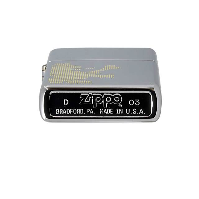 絶版/ヴィンテージ Zippo ジッポー 中古 2003年製造ZIPPO R.Newbold 試