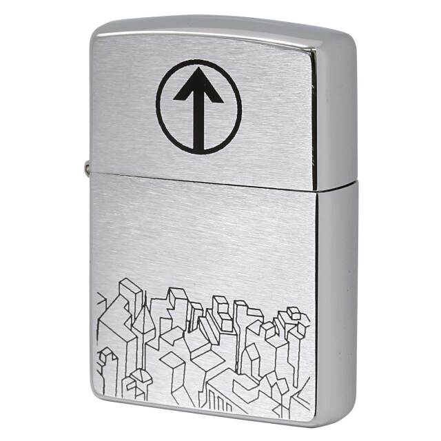 絶版/ヴィンテージ Zippo ジッポー 中古 1998年製造 ZIPPO R.Newbold アールニューボールド 矢印ロゴ  [S]ほぼ新品同様