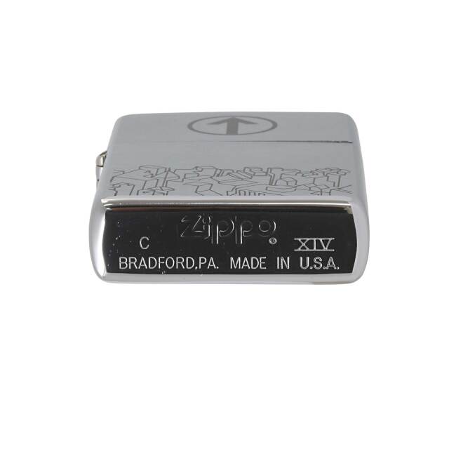 絶版/ヴィンテージ Zippo ジッポー 中古 2017年製造Diamond Cut