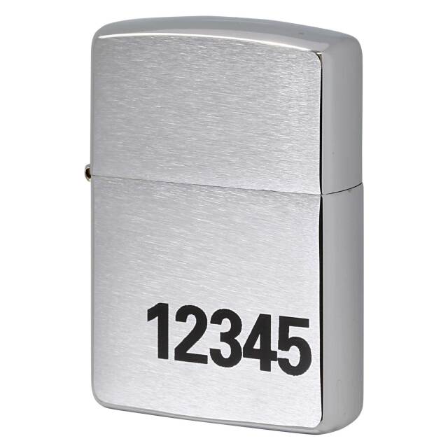 Zippo B.E.M 【新品】 Zippo Flower Power Design Street Chrome Windproof Lighter