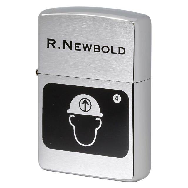 絶版/ヴィンテージ Zippo ジッポー 中古 1998年製造 ZIPPO R.Newbold アールニューボールド ワークマン  [S]ほぼ新品同様