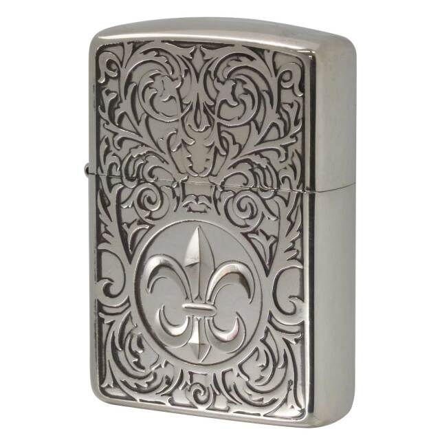 絶版/ヴィンテージ Zippo ジッポー 中古 2016年製造 アーマー アラベスク YURI 2ZT-162VYR  [A]使用感少なく状態が良い