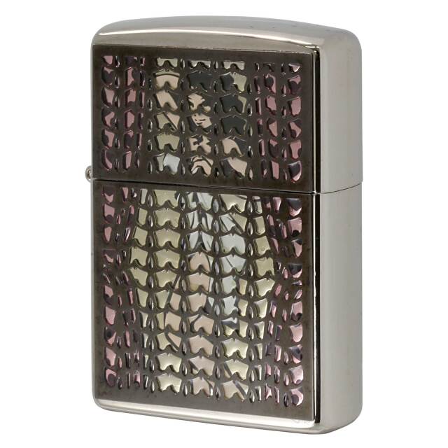絶版/ヴィンテージ Zippo ジッポー 中古 2008年製造 セクシー カーテン バイオレット SEXY CURTAIN VIORET  [N]未使用・新品