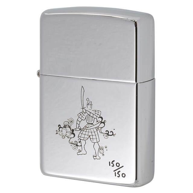 絶版/ヴィンテージ Zippo ジッポー 中古 2002年製造 ZIPPO Paul Smith ポール・スミス 武将 シリアル番号 No.150  [S]ほぼ新品同様