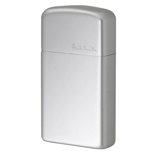 絶版/ヴィンテージ Zippo ジッポー 中古 2000年製造 ZIPPO Paul Smith ポール・スミス スリム アルミケース SLIM Aluminum case シルバー  [S]ほぼ新品同様