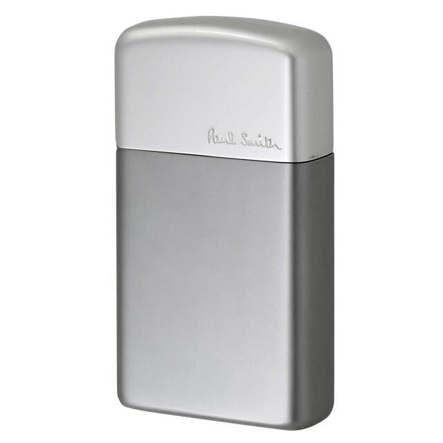 絶版/ヴィンテージ Zippo ジッポー 中古 2000年製造 ZIPPO Paul Smith ポール・スミス スリム アルミケース SLIM Aluminum case グレー  [S]ほぼ新品同様